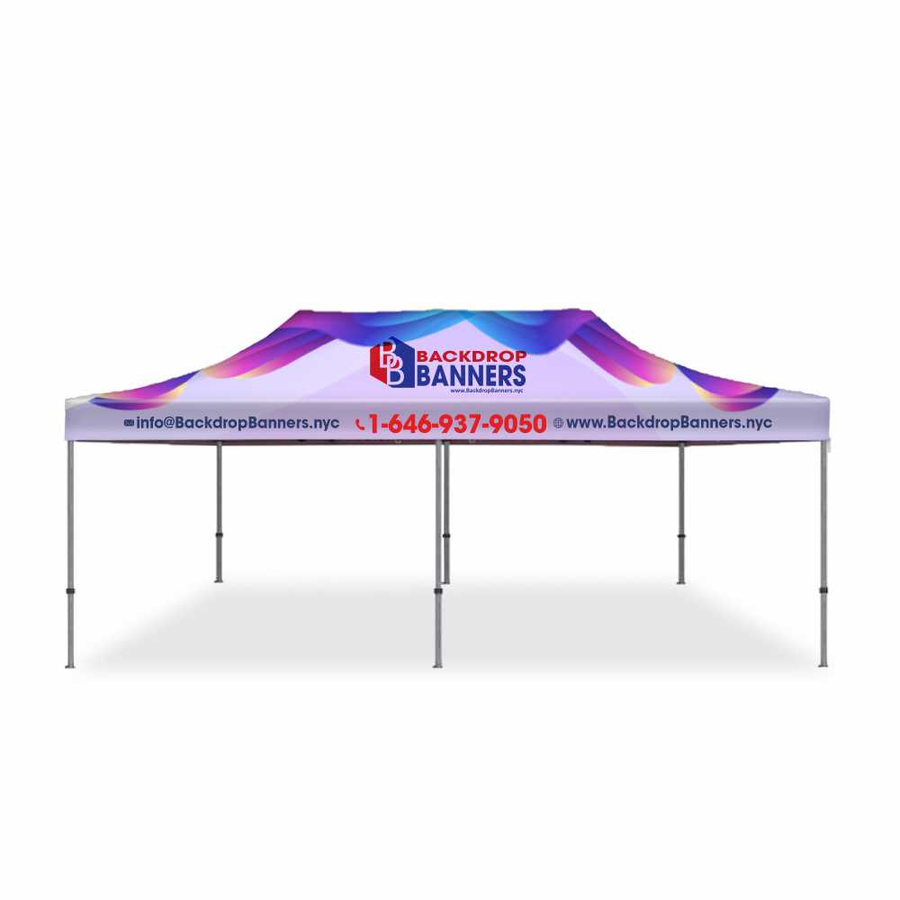 20'x10' Popup Canopy Tent - Image 2