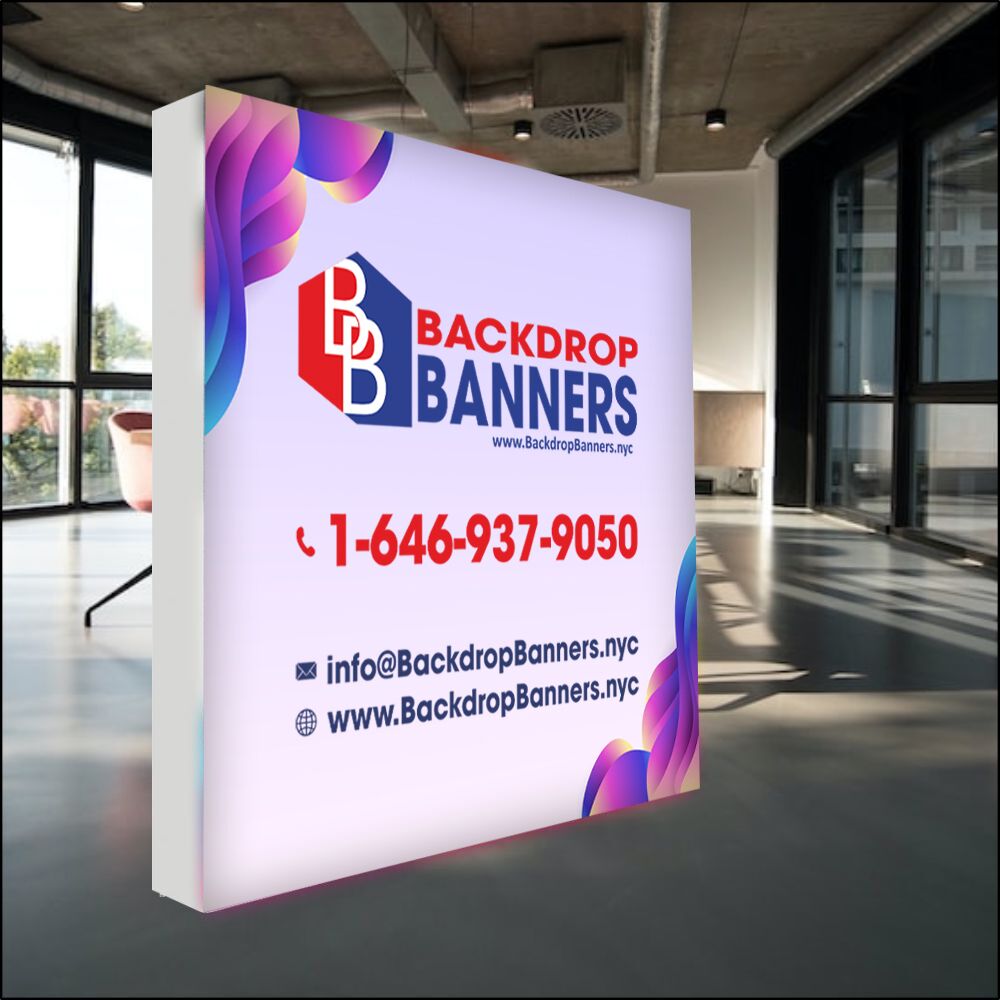 10 ft Lumiere Wall Backlit Display