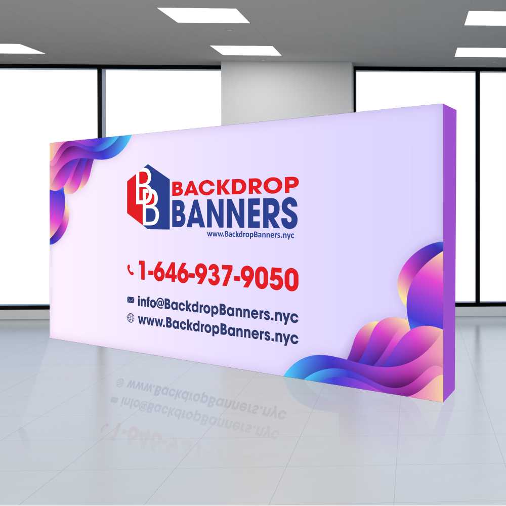 15 ft Straight Velcro Pop Up Display