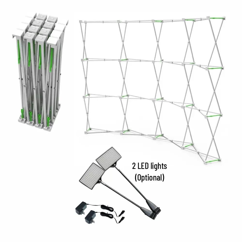 10 ft Curve Velcro Pop Up Display - Image 2